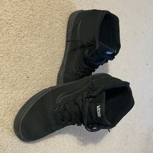 Black Vans Mids